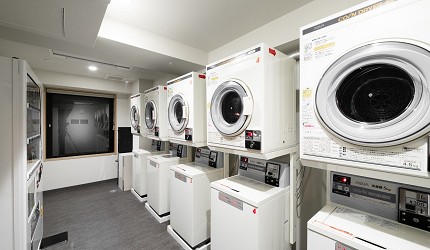 公寓式飯店「MIMARU」內的洗衣烘衣設備