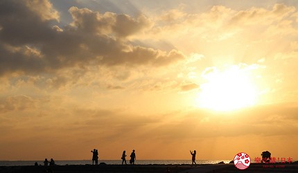日本沖繩美國村「北谷公園」日落海灘