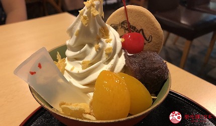 東京自由行景點推薦調布市深大寺附近的鬼太郎茶屋的甜點