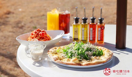 廣島景點推薦江田島市橄欖工廠的餐點披薩及義大利麵