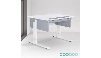 兒童書桌推薦成長書桌推介台灣製實木書桌高度選購指南文章Coobee 雙板型成長機能桌