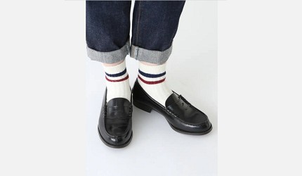 除臭襪推薦推介日本最舒服的襪子品牌靴下屋街頭運動風條紋棉短襪