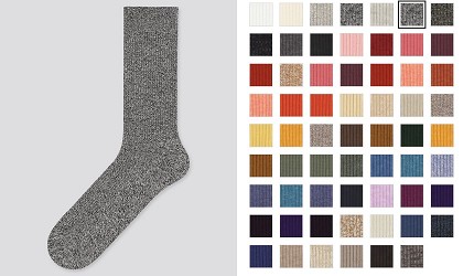 除臭襪推薦推介50種顏色任君選擇uniqlo50色素面單色襪