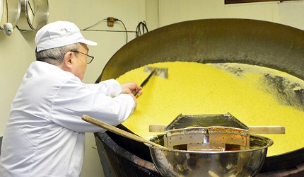 日本伴手禮推薦新潟浮星糖果製作過程