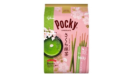 日本網購必買綠茶抹茶甜點櫻花抹茶Pocky巧克力餅乾棒