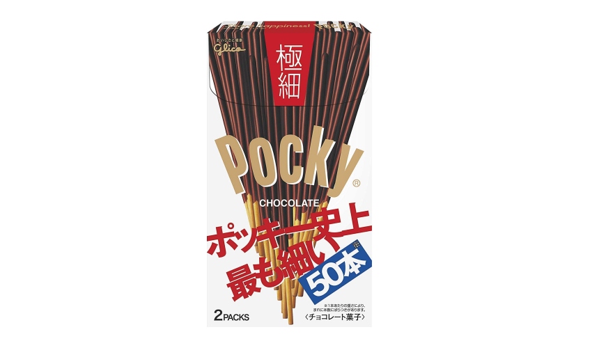 日本巧克力推薦必買江崎固力果pocky極細巧克力棒