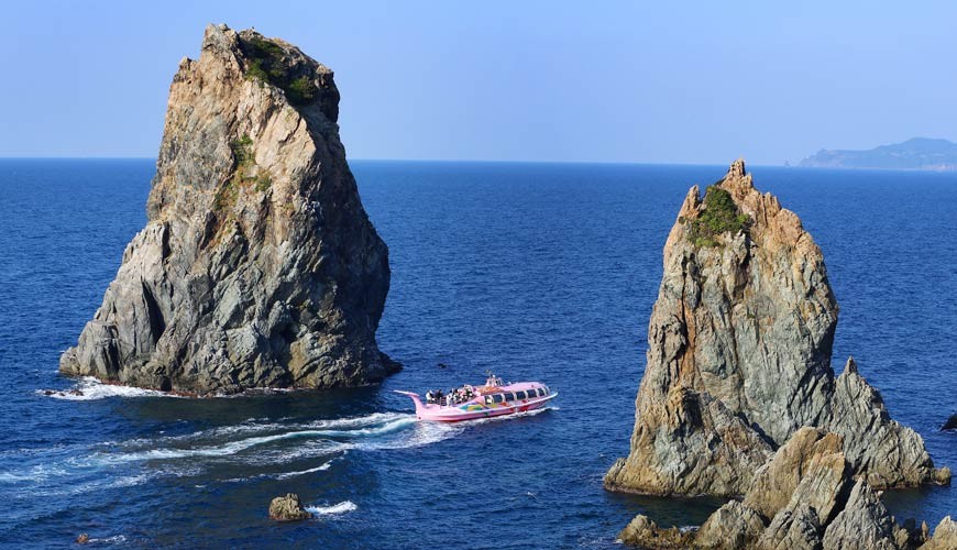 山口縣必訪景點推薦青海島觀光汽船