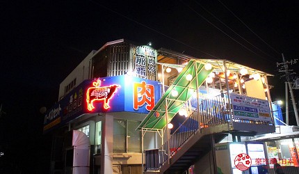 沖繩必吃美食推薦11選燒肉店家「燒肉乃我那霸」外觀