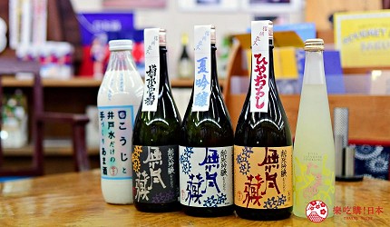 日本輕井澤長野附近療癒慢活女子旅推薦推介的佐久可以參觀的SAKU 13的橘倉酒造內可以試喝的日本酒