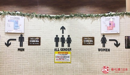 亞洲同志第2友善城市「東京」澀谷區的唐吉訶德設置的性別友善廁所