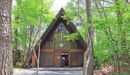 日本長野輕井澤一日遊必去人氣景點「輕井澤高原教會」