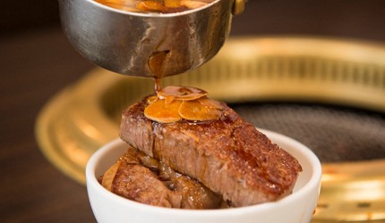 2019日本Tabelog燒肉百名店排行第二名東京和牛燒肉SATOブリアン特調蒜香醬汁