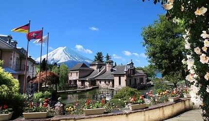 日本的富士山附近的博物館河口湖音樂森林