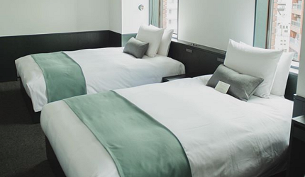 日本東京站附近的DDD HOTEL內的床具都是經反覆研究最能讓住客睡得舒服的獨家產品