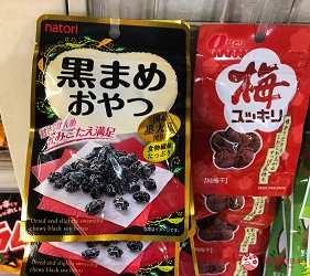 日本便利店內可以找到的高纖黑豆乾