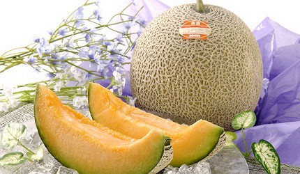 札幌中央批發市場場外市場的藤本青果有售的哈蜜瓜