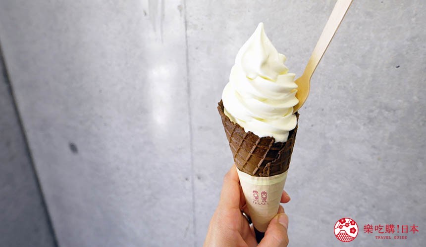 九州由布院甜點推薦巧克力專賣店ときの色白巧克力霜淇淋
