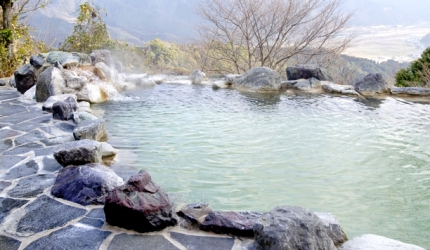日本溫泉旅館常用漢字單字總整理的溫泉旅館的「貸切」浴池形象圖