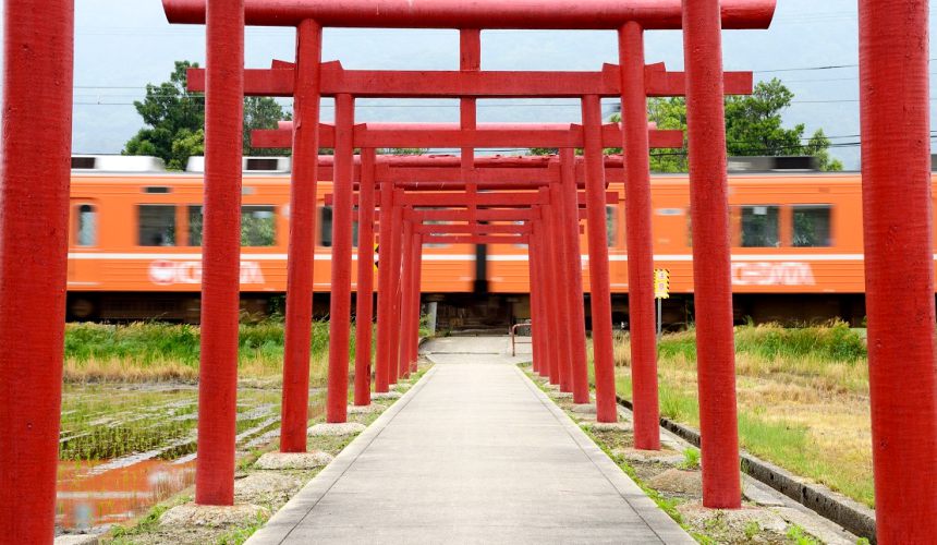 日本結緣聖地「島根」、柯南故鄉「鳥取」旅遊推薦：出雲市的一畑電車與鳥居