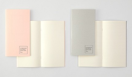 人氣文具「TRAVELER’S notebook」與「星巴克臻選®東京烘焙工坊」的合作商品「Starbucks Reserve® Roastery TRAVELER’S notebook」的空白、直條筆記本