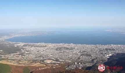 日本九州自由行別府溫泉鶴見山別府空中纜車