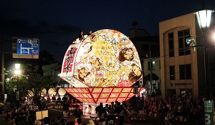 日本青森弘前的弘前睡魔祭（弘前ねぷたまつり）花燈之二