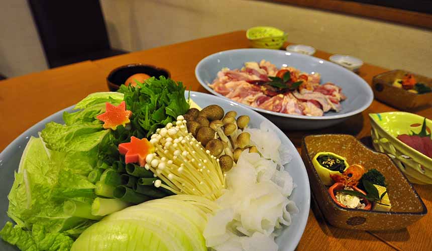 京都美山町自然文化村「河鹿莊」的和食