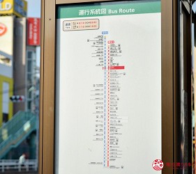 東京自由行交通都營巴士公車站牌路線圖
