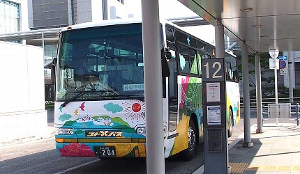 四國自由行搭乘觀光巴士「KOTOBUS IYA VALLEY」JR高松車站12號巴士乘車處