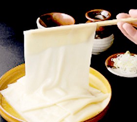 日本關東群馬縣當地美食料理桐生皮帶烏龍麵