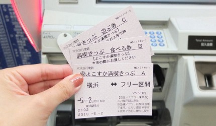 京急電鐵「橫須賀一日套票」
