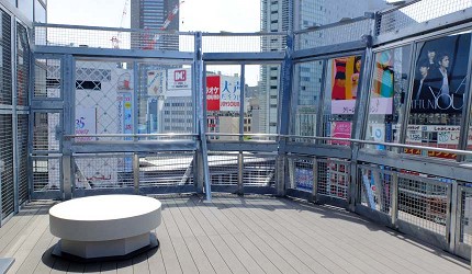 澀谷涉谷站前十字路口拍攝推薦景點，MAGNET by SHIBUYA 109 屋上庭園的展望台「CROSSING VIEW」