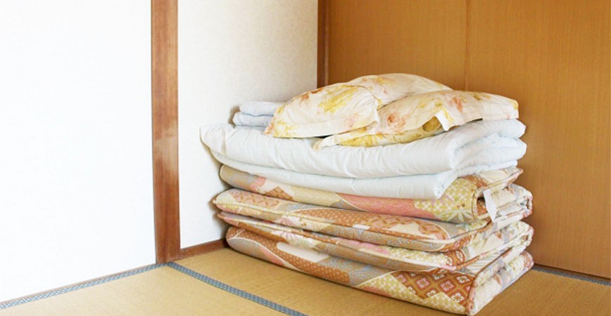 日本和室日式床墊床褥摺疊被示意圖