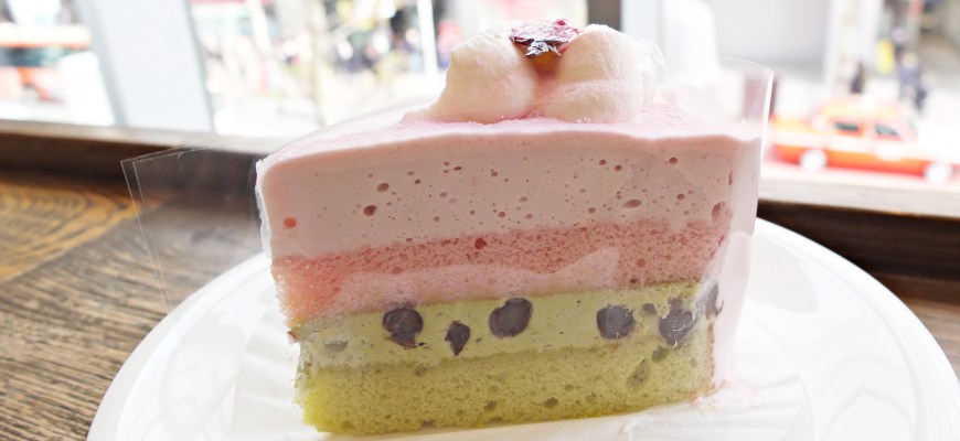 櫻花抹茶蛋糕さくらと抹茶のケーキ