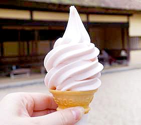日本岡山清水白桃霜淇淋