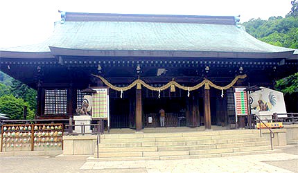 日本岡山吉備津彥神社拜殿
