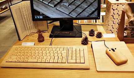 「Hacoa」木製鍵盤滑鼠
