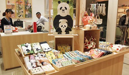 「濱文樣」有豐富的熊貓商品和日式小物