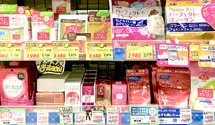 「樂吃購！日本」日本藥妝店購物攻略！膠原蛋白粉示意圖
