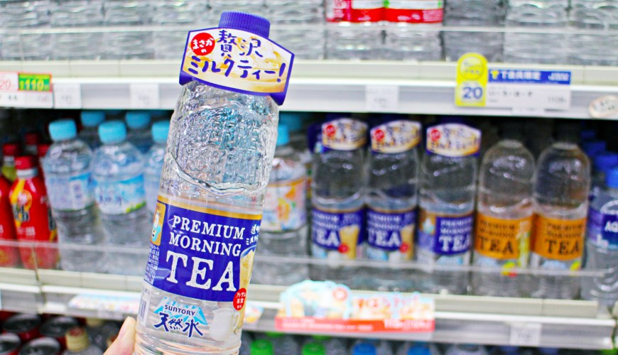 日本SUNTORY透明奶茶與透明檸檬紅茶，哪裡買？日本便利商店超市可買