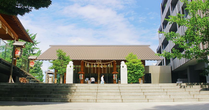 日本自由行東京神樂坂必訪景點赤城神社由隈研吾設計
