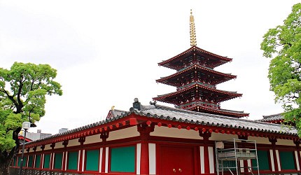 大阪四天王寺日本最古老的寺廟