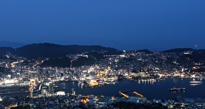 日本全國九州自由行長崎必訪景點推薦夜景朝聖攻略新世界三大夜景稻佐山交通方式怎麼去纜車展望台