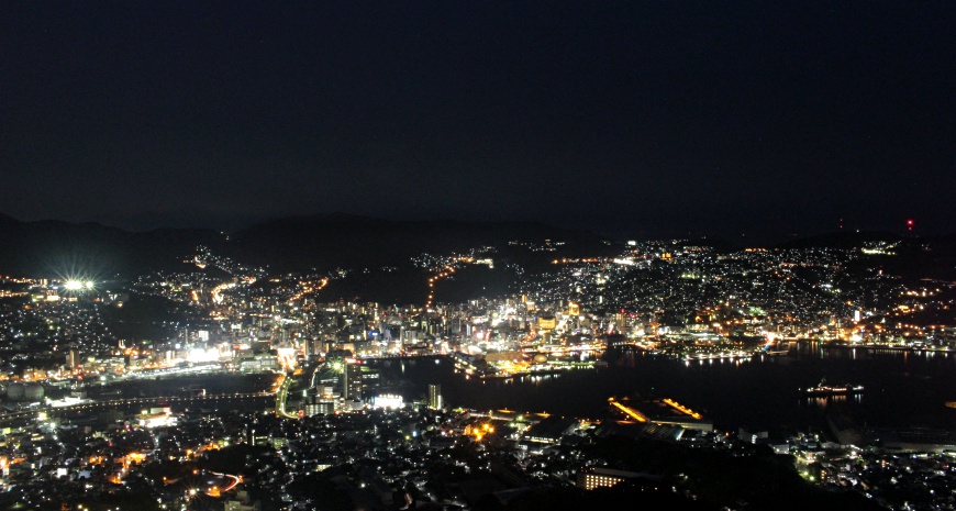 日本全國九州自由行長崎必訪景點推薦夜景朝聖攻略新世界三大夜景稻佐山交通方式怎麼去纜車展望台