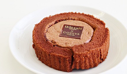 Uchi Café SWEETS × GODIVA 巧克力瑞士卷甜點蛋糕捲 ショコラロールケーキ