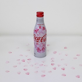 日本櫻花商品可口可樂罐子