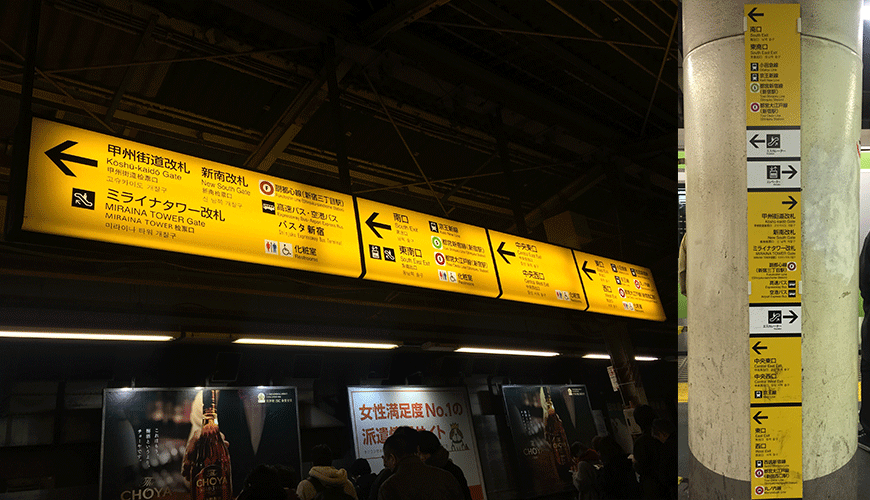 日本東京新宿車站JR出口怎麼走指引說明不迷路東口中央東口西口中央西口南口東南口新南口甲州街道口ミライナタワー口轉車轉乘